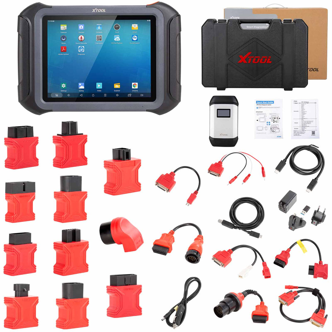 [EU/UK Version] Xtool D9S Smart Diagnostic Tool Scanner Full-System Diagnostic Supports DoIP & CAN FD Wifi & Wired Connection