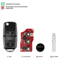 5PCS LAUNCH LK-Volkswagen Smart Key (Folding 3-Button-Black) LK3-VOLWG-01