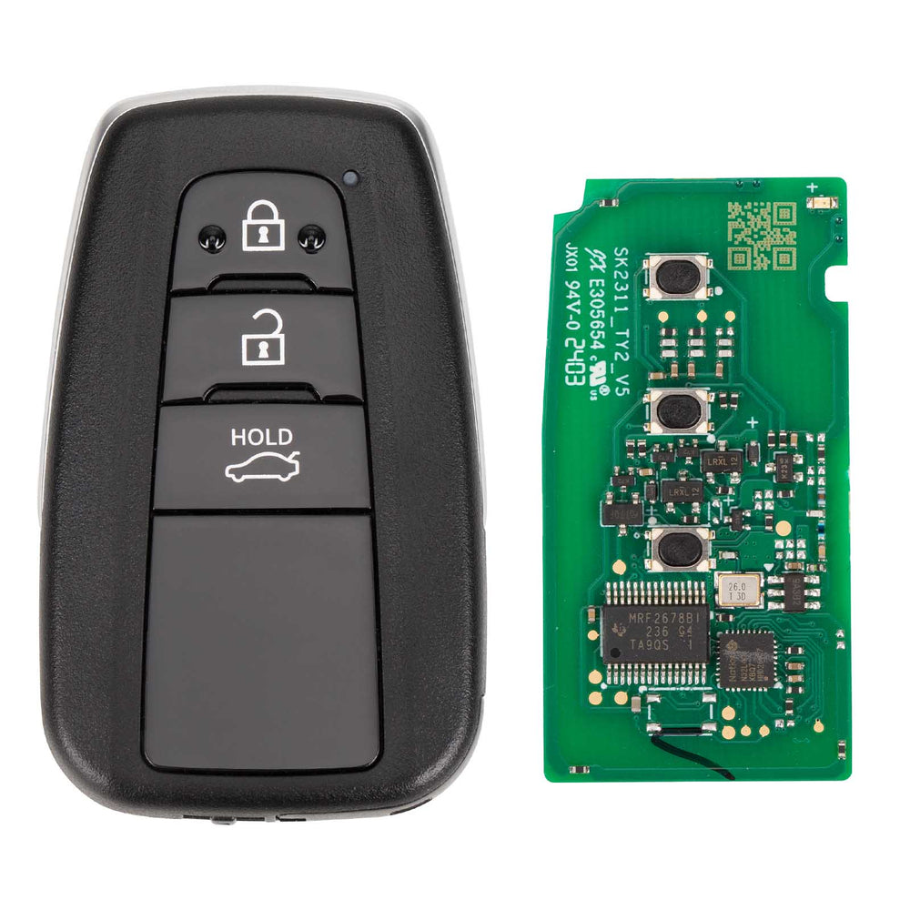 [5Pcs/Set] Autel IKEYTY8A3BL 3 Buttons 315/433 MHz Toyota Smart Key Free Shipping