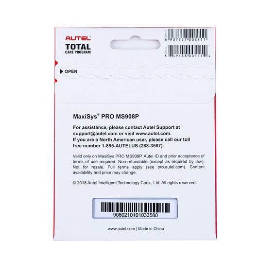 Autel MS908P MS908S Pro ADAS 1 Year Update Service