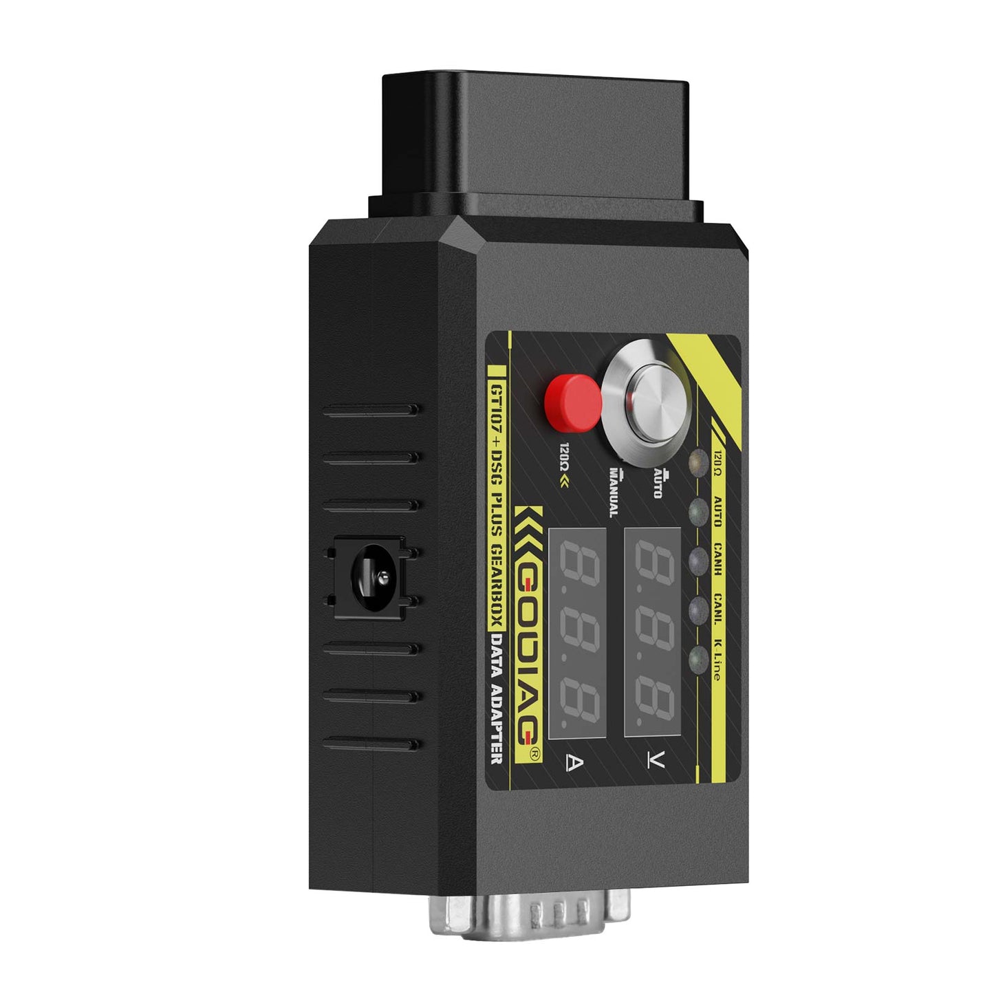 GODIAG GT107+ DSG Plus Gearbox Data Adapter with Voltage Current Display For DQ250 DQ200 VL381 VL300 DQ500 DL501 Benz BMW