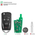 KEYDIY KD B22-4 Universal Flip Remote Key 3+1 Buttons for Buick Type
