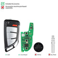Xhorse XEKF20EN Super Remote Knife Type Key 4 Buttons with Super Chip 5pcs per lot