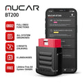 THINKCAR MUCAR BT200 OBD2 Scanner Supports 2 Reset Services, Full OBD2 Functions, IOS/Android Bluetooth, 12 Languages