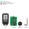 10Pcs/Set AUTEL IKEYHD005AL Honda, 5 Buttons Smart Universal Key