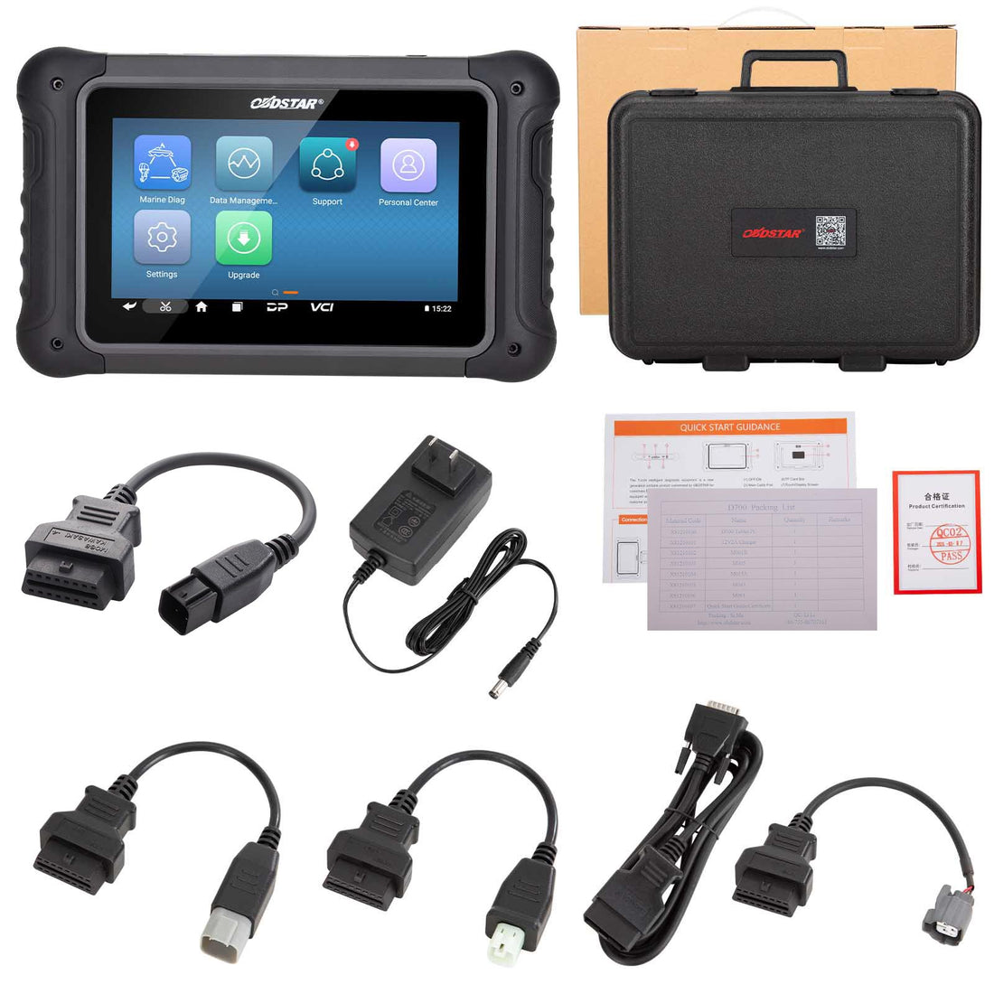 OBDSTAR D700 A Jetski Intelligenter Marinscanner – Kompatibel mit BRP, Honda, Kawasaki und Yamaha