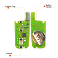 Xhorse XEFO01EN Super Remote Key Ford Flip Key 4 Buttons Built in Super Chip English Version 5pcs per lot
