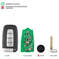 AUTEL IKEYHY004AL Hyundai 4 Buttons Universal Smart Key 10Pcs/Set