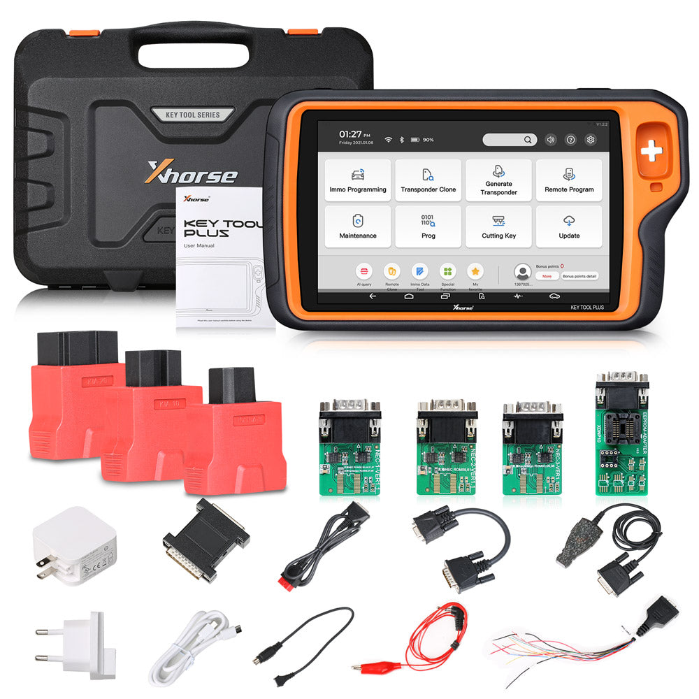 Xhorse VVDI Key Tool Plus Pad Solder-Free Adapters and Cables Full Set XDNPP0CH 16pcs Set