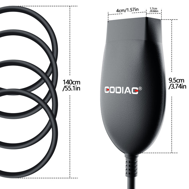 GODIAG GD101 J2534 Cable for Ford Honda Toyota Renault