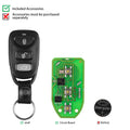 5pcs Xhorse XKHY00EN Hyundai Style Universal Remote Key Wire 3 Buttons
