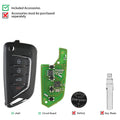 Xhorse XKCD02EN 4 Buttons Wire Remote for Cadillac Style 5pcs/lot