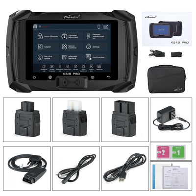 Lonsdor K518 PRO FCV Version Schlüsselprogrammierer mit 3 kostenlosen LT20 Universal Smart Key PCBs oder 5 kostenlosen Universal NXP Smart Key Serien