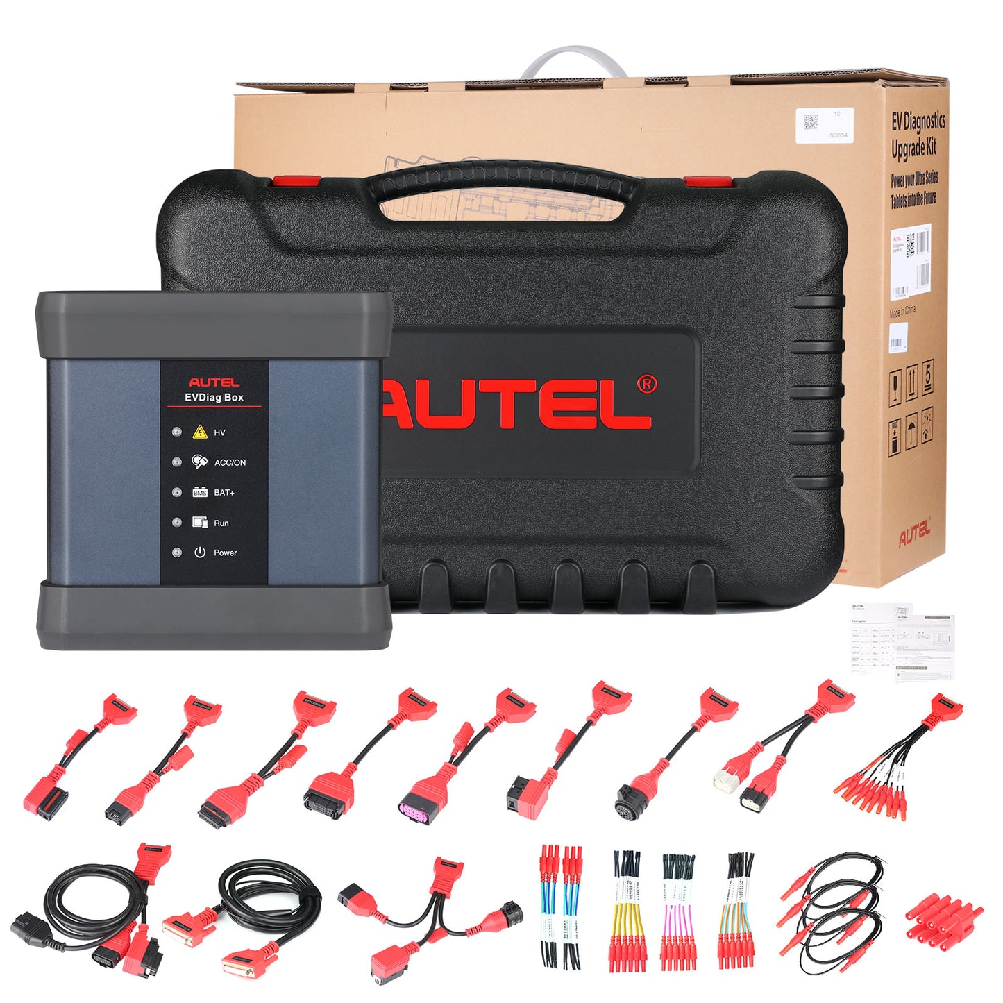 2026 Autel Maxisys Ultra Full Systems Diagnostics Tool Plus EV Diagnostics Upgrade Kit EVDiag Box & Adapters for Battery Pack Diagnostics