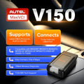 Autel MaxiVCI V150 VCI150 Wireless Dongle,Support CAN FD / DOIP Protocol work for Autel 900 Series Scanners MK900BT MP900BT MP900Z-BT MP900TS
