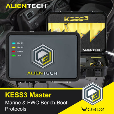 Activation des protocoles Bench-Boot Original Alientech KESS V3 KESS3 Master marine & PWC