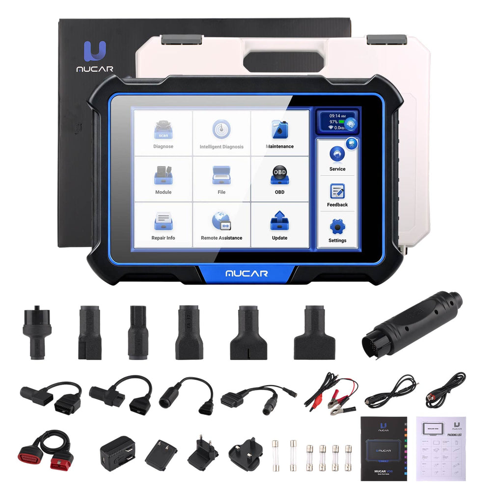 THINKCAR MUCAR VO8 Support 34+ Maintenance Functions,ECU Coding & OE-level Full System Diagnostic, Auto VIN, with 9450mAh Battery & 8MP Camera