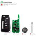 KEYDIY KD B13-4 Universal Flip Remote Key 3+1 Buttons for Toyota Type