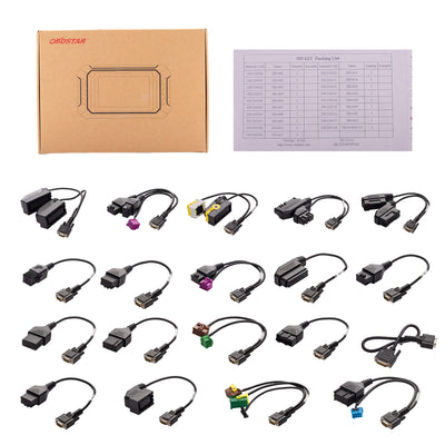 OBDSTAR ECU MASTER C Configuration HD Series Dedicated Extension Cable Set 19 Pieces of Cables