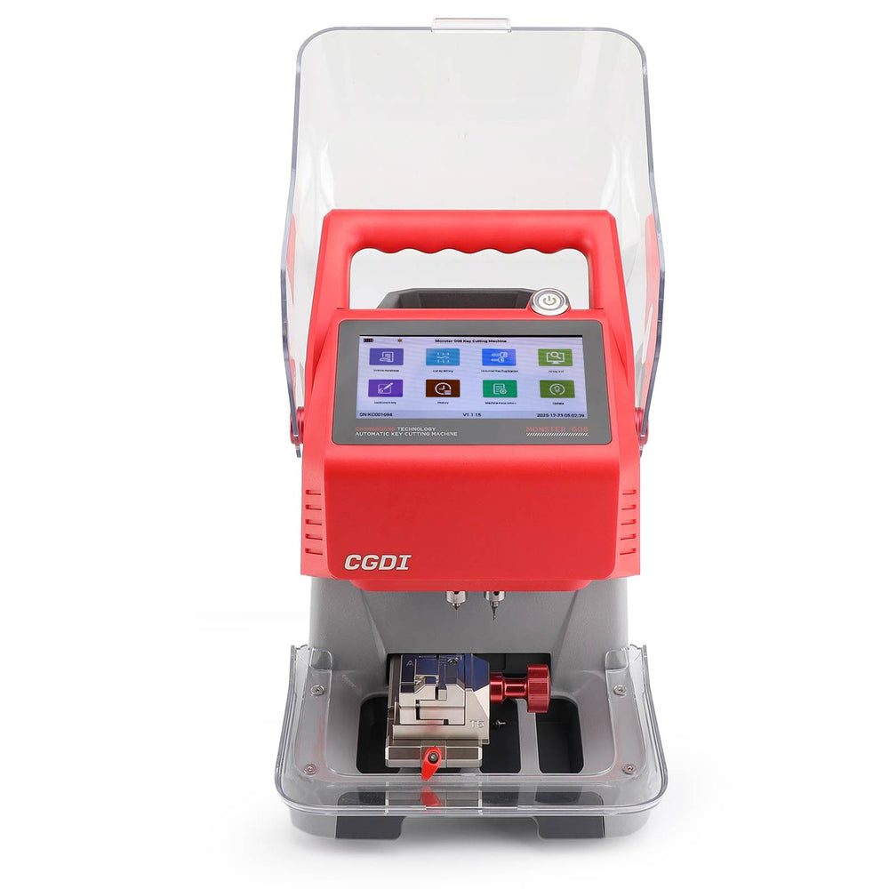 CGDI MONSTER G08 Key Cutting Machine with T5 Clamp Built-in Battery, Bluetooth & WiFi, Vehicle Key Database Supports Fast & Stable Cutting