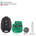 KEYDIY KD B35-2 Universal Remote Key B Series 2 Buttons for Toyota Type