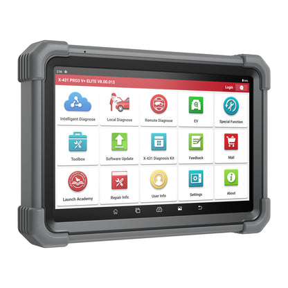 [Global Version] LAUNCH X431 PRO3 V+ ELITE 10.1 inch Diagnostic Tool with SmartLink 2.0 Support CAN 2.0, CANFD, DoIP and J2534 Same as PRO3S+ ELITE