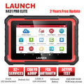 [Version UE/RU] Nouveau Launch X431 PRO ELITE Outils de Diagnostic Automobile Complet CAN FD Testeur Actif Scanner OBD2