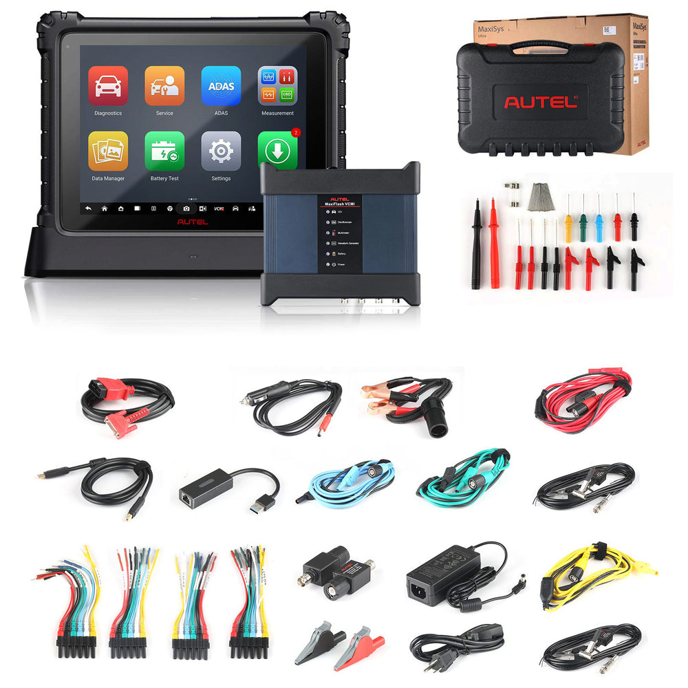 2026年版 Autel Maxisys Ultra フルシステム診断ツール＋EV診断アップグレードキット EVDiag Box＆バッテリーパック診断用アダプター付き