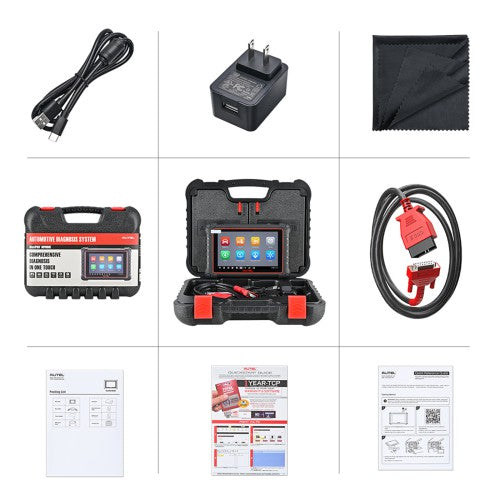 Autel MaxiPRO MP900E KIT with 11 PCS OBD1 Cables Supports CAN FD DoIP ECU Coding, 40+ Services, Active Test, FCA Autoauth