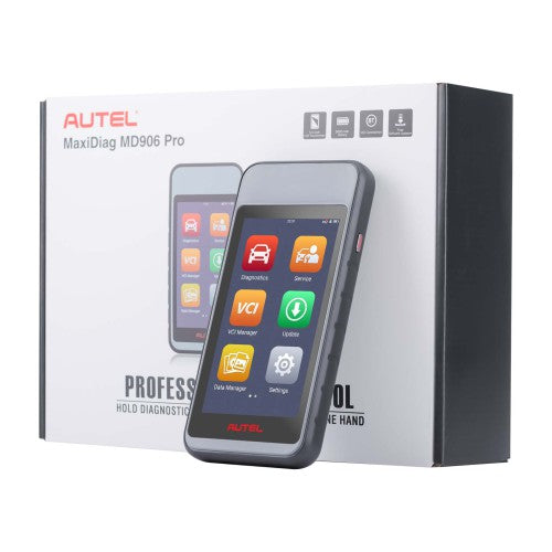AUTEL MaxiDiag MD906 PRO Android 9 All System Bluetooth Diagnostic Tool + 11 Service Functions with Touchscreen Interface Supports CAN FD