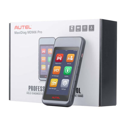 AUTEL MaxiDiag MD906 PRO Android 9 All System Bluetooth Diagnostic Tool + 11 Service Functions with Touchscreen Interface Supports CAN FD