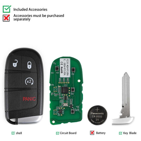 AUTEL IKEYCL004AL Chrysler, 4 Buttons, Smart Universal Key