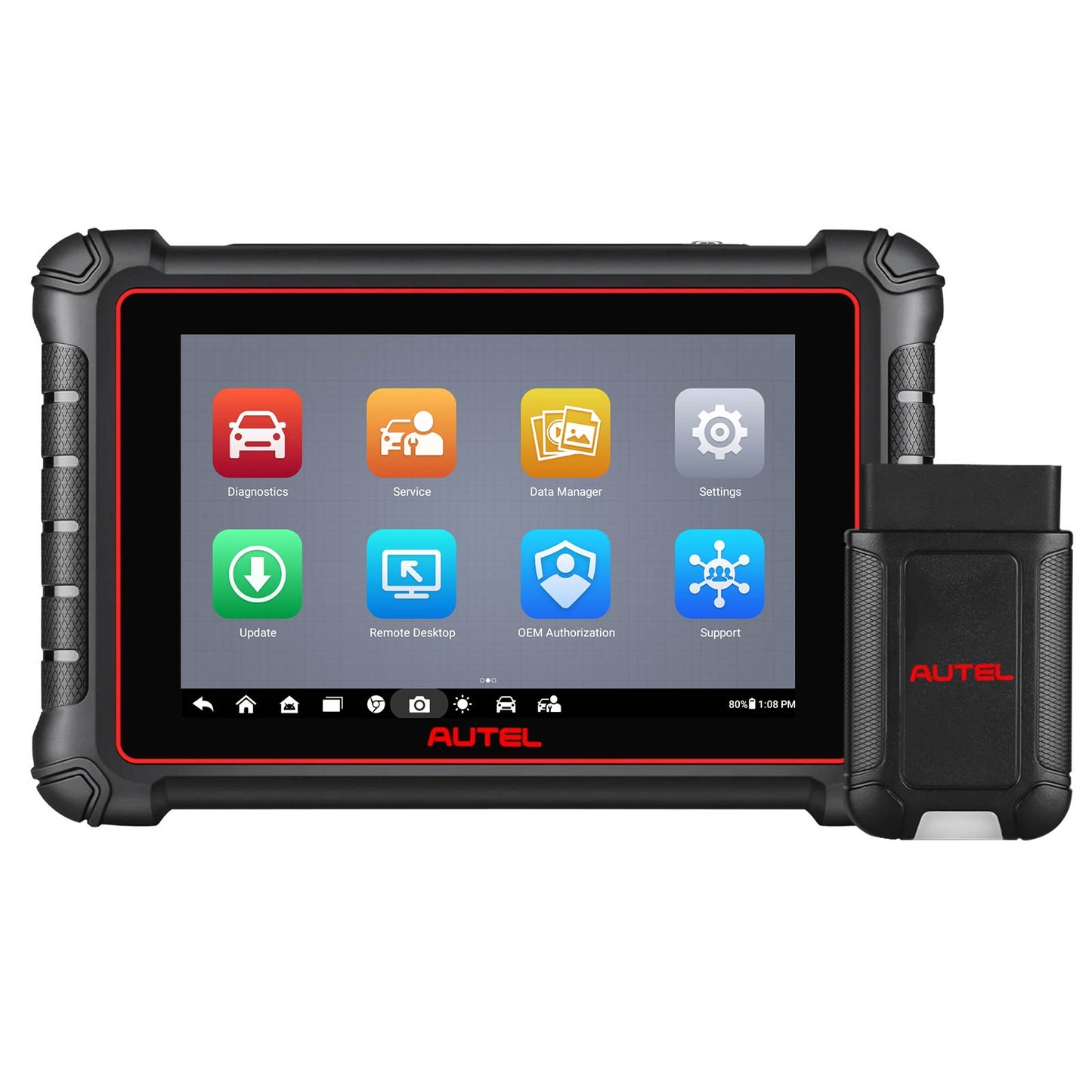2026 Autel MaxiCOM MK900-BT Bidirectional Diagnostic Scanner Update of MX900 MK808BT CAN-FD&DOIP FCA Autoauth 40+ Service WiFi Print