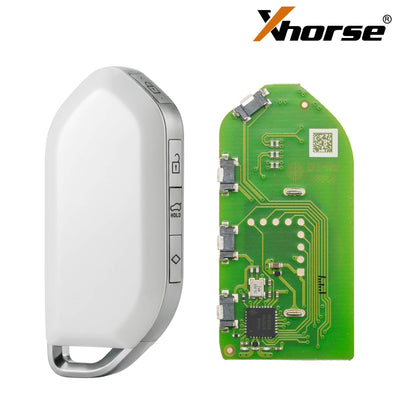 XHORSE XSKA85EN Pearl White / XSKA86EN Basalt Gray 4 Buttons QI.Y EV XM38 Series Universal Smart Key 5pcs/lot