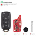 Xhorse XKHY25EN Knife Style Second Generation Wire Remote Key for Hyundai 3 Buttons 5pcs per lot