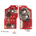 Xhorse XKB528EN B5 Style 2 Buttons Folding Key Second Generation Universal Remote, 5pcs per lot