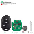 KEYDIY KD B35-3 Universal Remote Key B Series 3 Buttons for Toyota Type