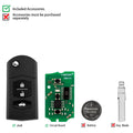 KEYDIY KD B14-3 Universal Flip Remote Key 3 Buttons for Mazda Type