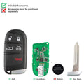 10Pcs/Set AUTEL IKEYCL005AL Chrysler 5 Buttons Smart Universal Key