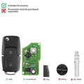 Xhorse XKB508EN B5 Style Wire Remote Key 2 Buttons for MINI Key Tool and VVDI2 Universal Remote Key 5pcs Lot