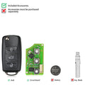 Xhorse XKB510EN B5 Type Universal Remote Key 3 Buttons English Version 5pcs per Lot