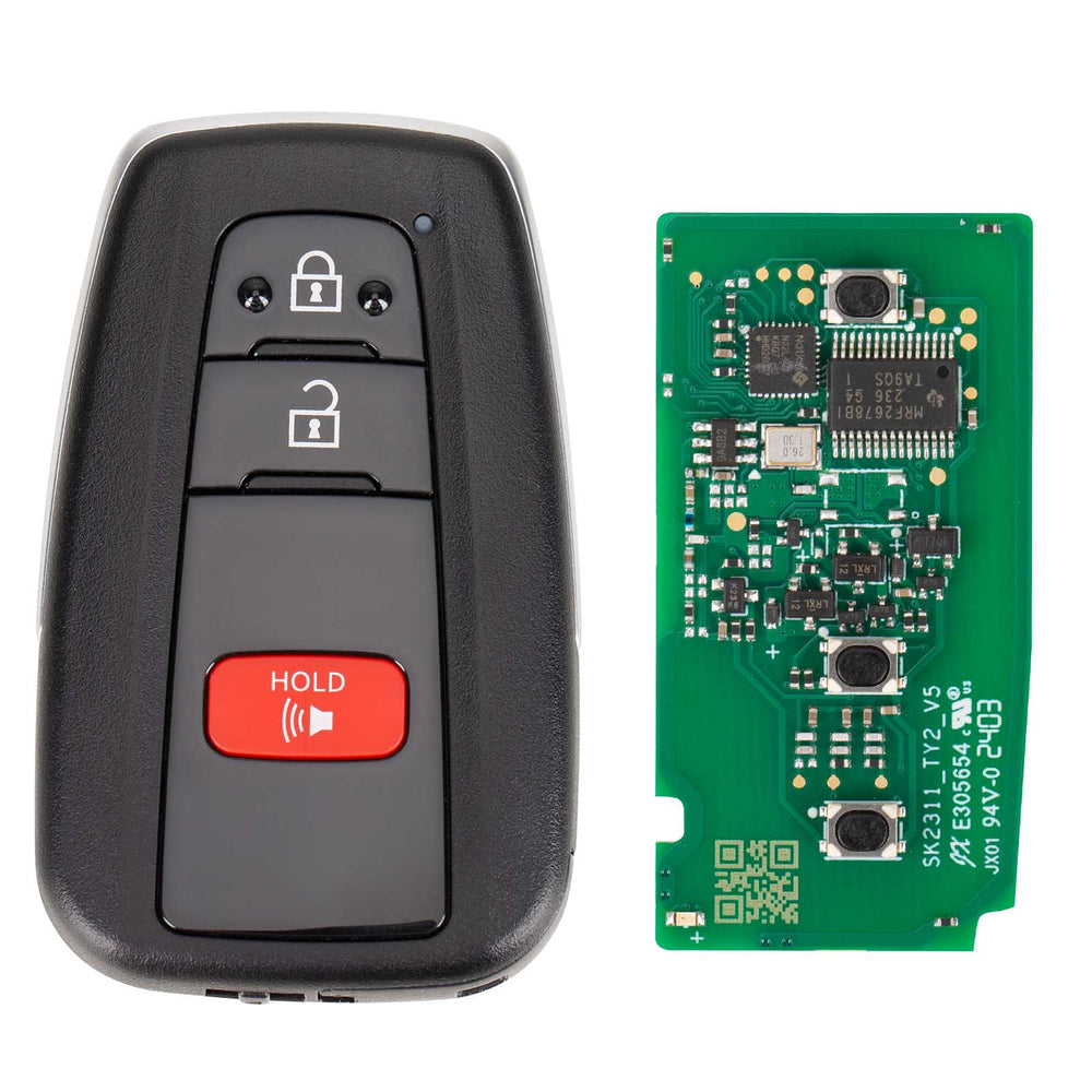 [5Pcs/Set] Autel IKEYTY8A3AL Toyota Style 3 Buttons Lock Unlock Panic 315/433 MHz Smart Key Free Shipping