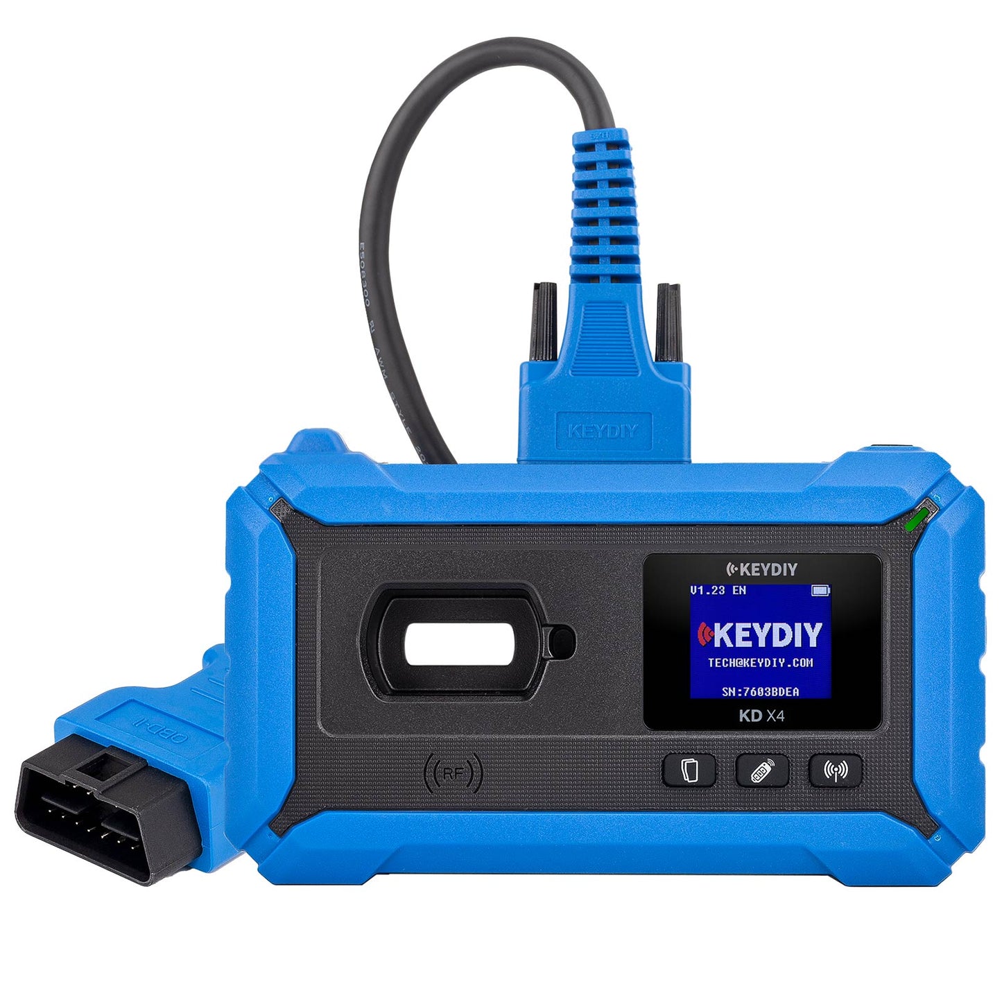 KEYDIY KD-X4 5-in-1 Key Programmer with Free DB25 Cable Combines KD Max, KD Mate and KD Mini Prog Supports MQB48 MQB49 5C 5D MLB BMW BDC2 BDC3 IMMO