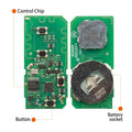 KEYDIY TIB03-4(Silver Gray) 4 Buttons Smart Key