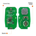 LONSDOR CL30-03 Remote Key 3 Buttons Supports ID46 ID49 ID4A 315MHz 433.92MHz for Chevrolet