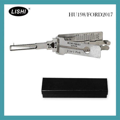 Original Lishi HU198-AG FORD 2017 2-in-1 Pick Decoder Tool