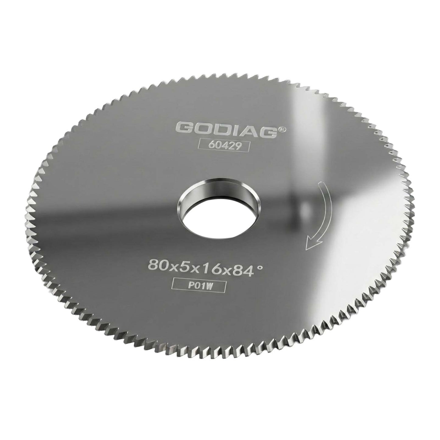 GODIAG P01W Angle Milling Cutter φ80x5xφ16x84° For Keyline Carat; JMA BERNA; VIENNA; SARATOGA Block A; Bravo; POKER; REKORD; SPEED; DUO, JZ-323