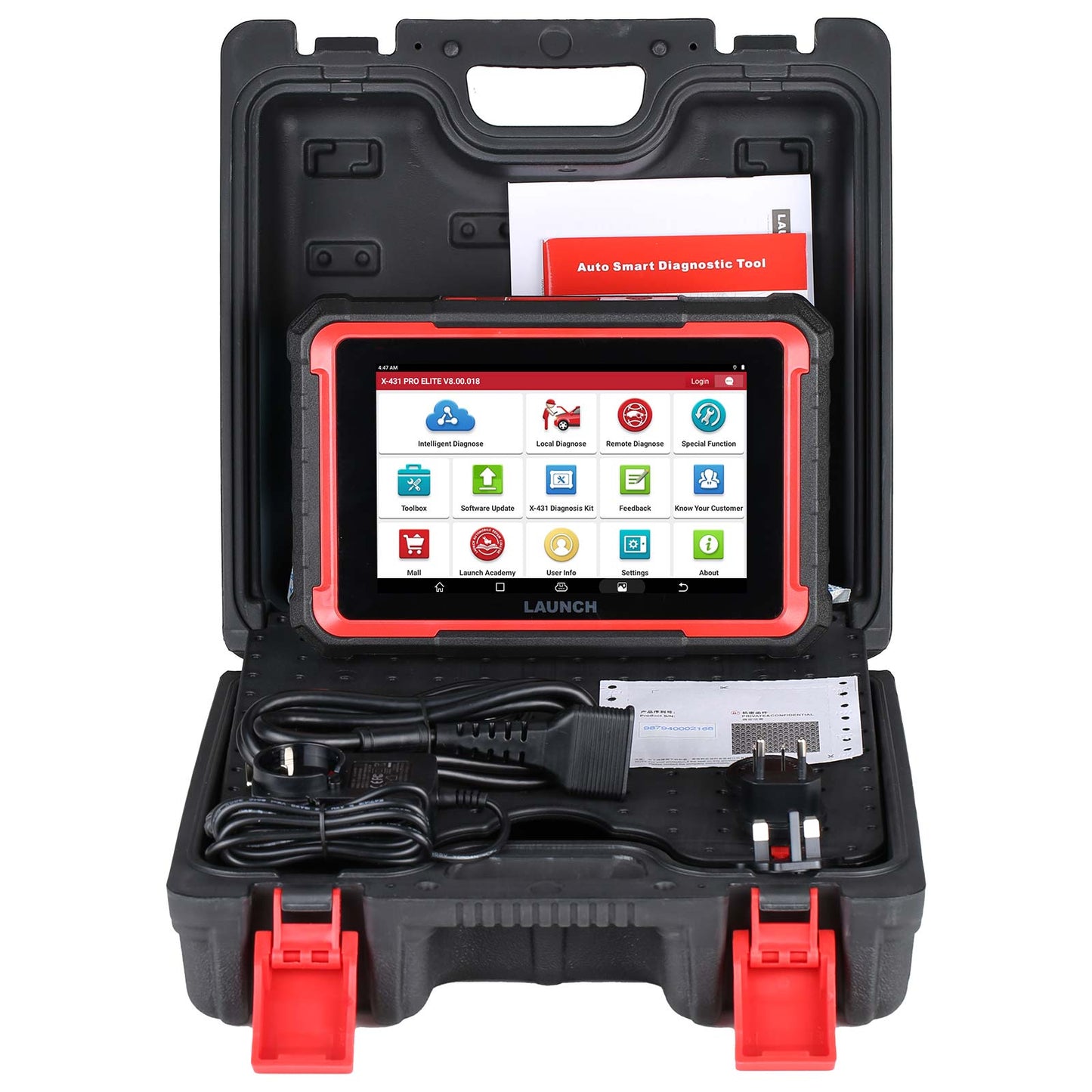 [EU/UK Version] New Launch X431 PRO ELITE Auto Full System Car Diagnostic Tools CAN FD Active Tester OBD2 Scanner
