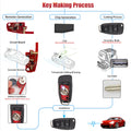 Xhorse XKA620EN Kunci Pintar Audi A6L Generasi ke-2 3 Tombol Kunci Remote Universal, 5 Pcs/Set