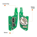 KEYDIY KD B24-3 Universal Flip Remote Key 3 Buttons for Lexus Type